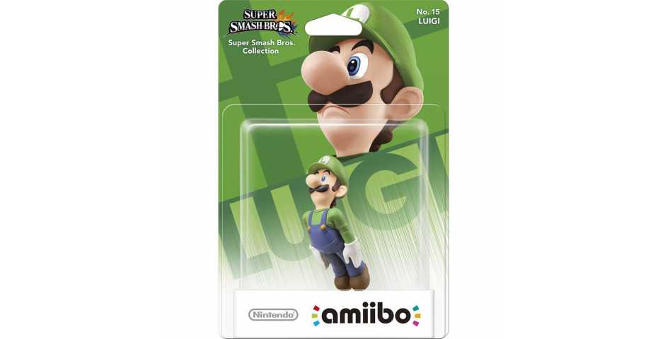 Фигурка amiibo - Луиджи (Luigi, коллекция Super Smash Bros)